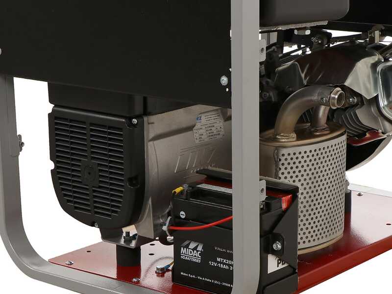 MOSA GE S-7000 BBM AVR EAS - Generador de corriente a gasolina con AVR y arranque el&eacute;ctrico 6.5 kW - Continua 5.4 kW Monof&aacute;sica - Motor B&amp;S XR2100