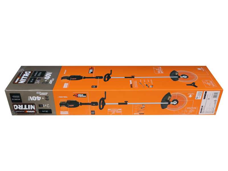 Worx NITRO WG186E.9 - Desbrozadora multifunci&oacute;n de bater&iacute;a - 40V - BATER&Iacute;A Y CARGADOR NO EST&Aacute;N INCLUIDOS