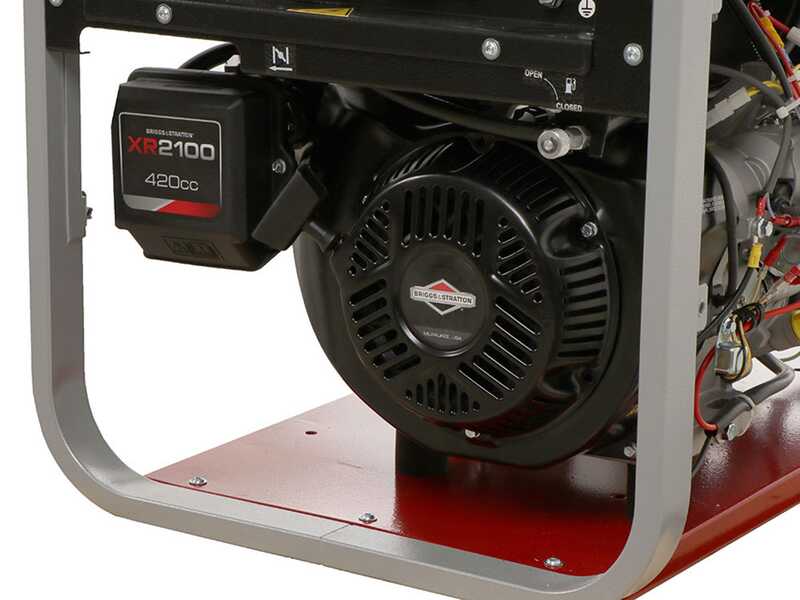 MOSA GE S-8000 BBT AVR EAS - Generador de corrienta a gasolina con arranque el&eacute;ctrico 6.4 kW - Continua 5.6 kW Trif&aacute;sica - Motor B&amp;S XR2100