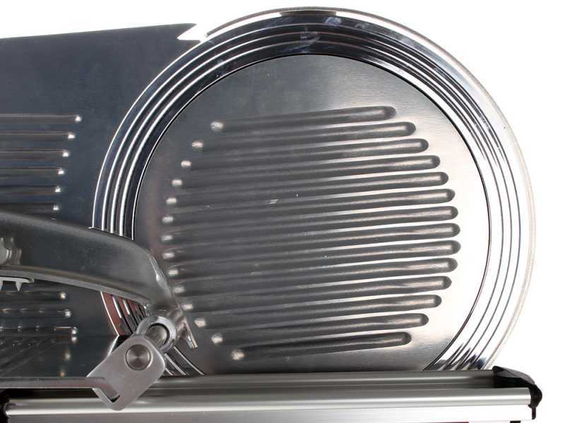 Seven Italy PS 300 PRO ROJA -Cortadora de fiambre con cuchilla de 300 mm - afilador de serie