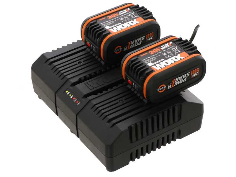 Soplador de bater&iacute;a WORX NITRO WG585E - 2x20V/4Ah