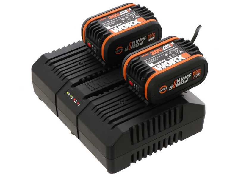 Soplador de bater&iacute;a WORX NITRO WG585E - 2X20V 4Ah