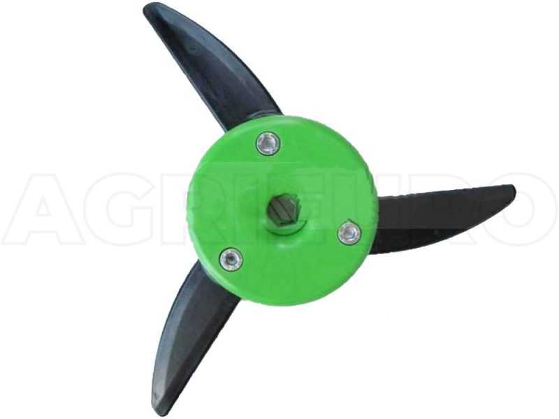 Cabezal de 3 cuchillas flotantes (con 3 hojas) New Attila para desbrozadora