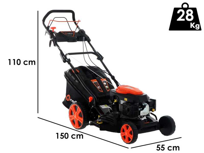 Cortac&eacute;sped autopropulsado Redback S463VHY-T6 - 4 en 1 - Corte de 45 cm