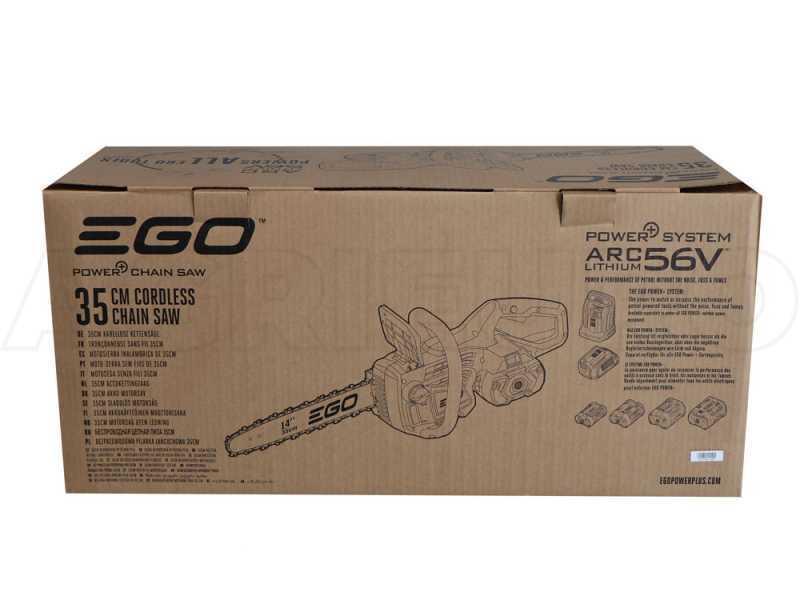 EGO CS1400E - Motosierra de bater&iacute;a 56V - Espada de 35cm - BATER&Iacute;A Y CARGADOR NO EST&Aacute;N INCLUIDOS