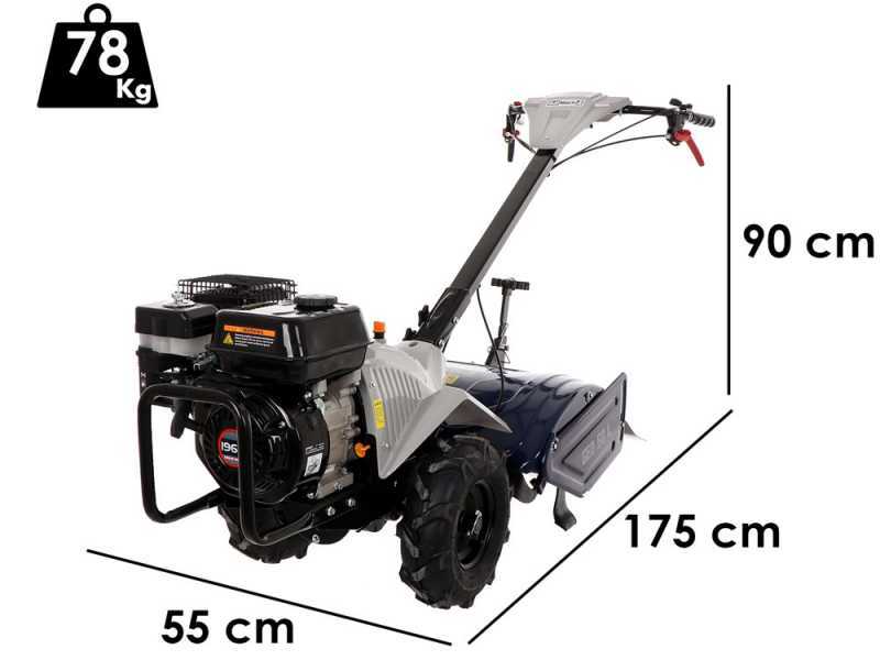 BullMach GEO 50 L - Motocultor de gasolina - Loncin C200F - 6.5HP