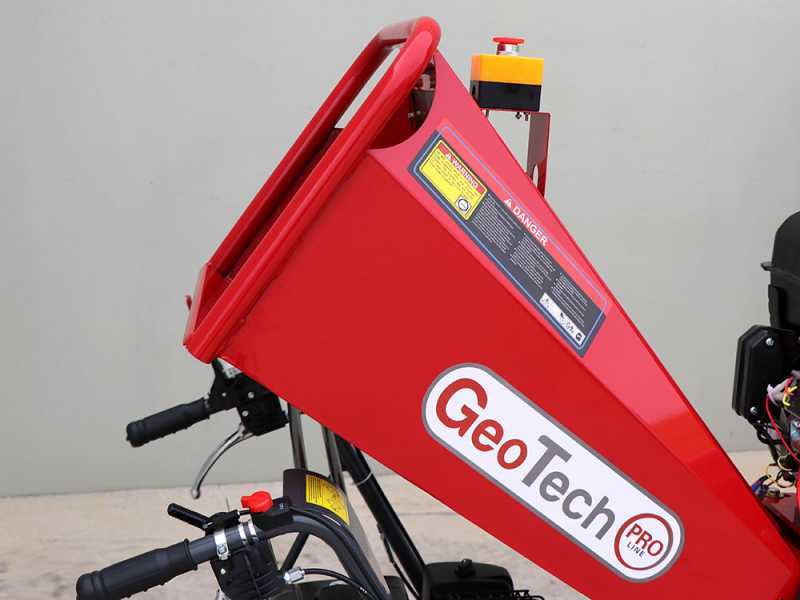 GeoTech-Pro BMS155 BS - Biotrituradora autopropulsada sobre carretilla de orugas - Motor B&amp;S XR2100
