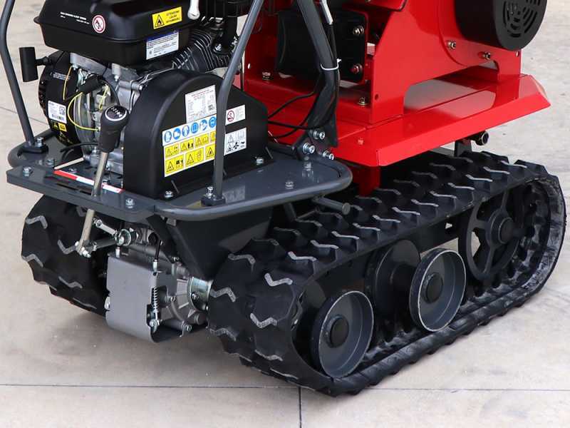 GeoTech-Pro BMS155 BS - Biotrituradora autopropulsada sobre carretilla de orugas  - Motor B&amp;S XR2100
