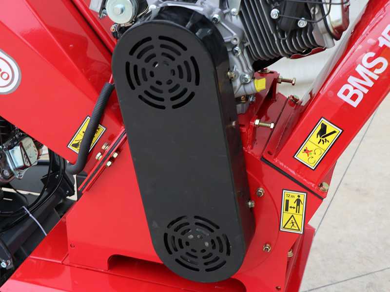 GeoTech-Pro BMS155 BS - Biotrituradora autopropulsada sobre carretilla de orugas  - Motor B&amp;S XR2100