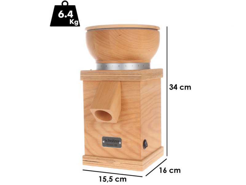Schnitzer Cerealo 100 - Molino de harina de haya multiplex con piedra - 250W