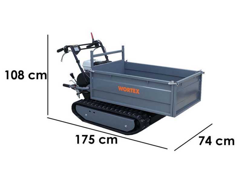 Carretilla de orugas Wortex SFH 500 - Caj&oacute;n extensible con capacidad de 500 kg