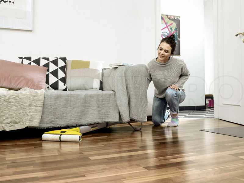 Karcher EWM 2 - Fregadora de suelos de bater&iacute;a sin cables 3 en 1: lava, seca y aspira