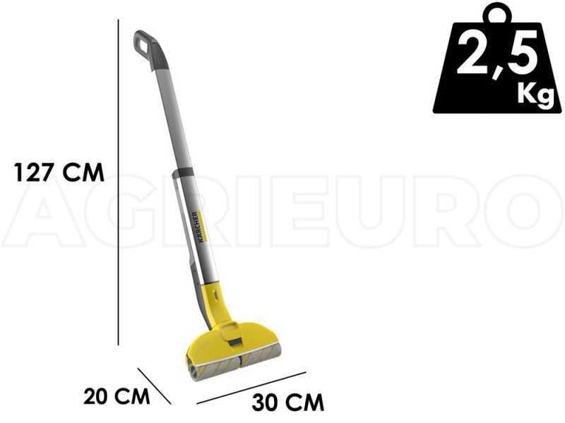 Karcher EWM 2 - Fregadora de suelos de bater&iacute;a sin cables 3 en 1: lava, seca y aspira