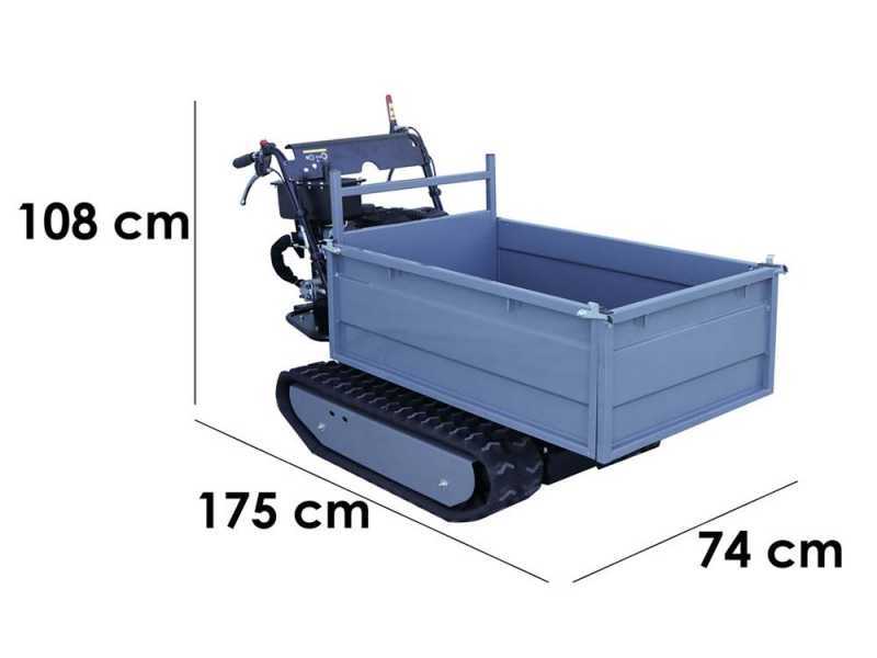 Carretilla de orugas Wortex SFL 500-HS - Caj&oacute;n extensible con capacidad de 500 kg