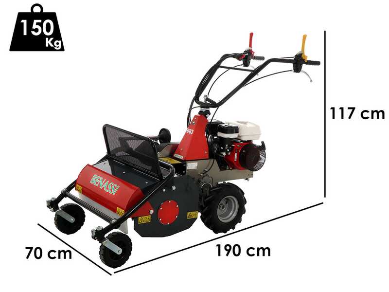 Benassi T603 - Desbrozadora profesional de martillos - Honda GX200