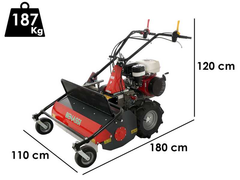 Benassi T900P - Desbrozadora profesional de martillos - Honda GX390