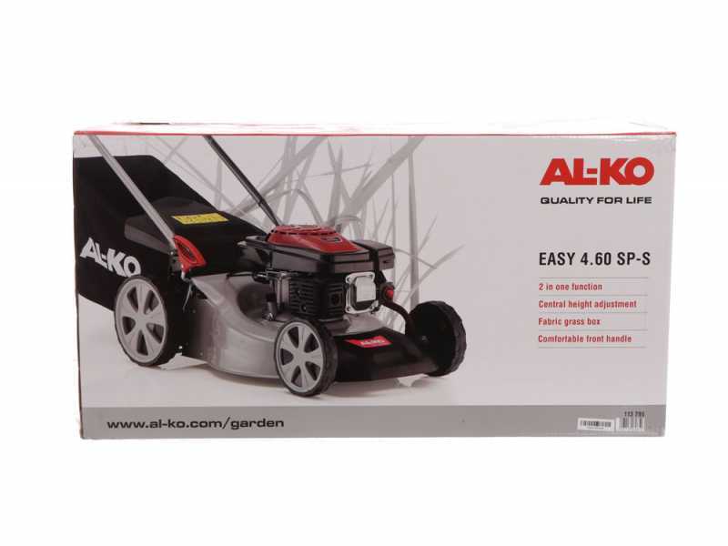 Cortac&eacute;sped autopropulsado de gasolina Al-ko Easy 4.60 SP-S - 2en1 - Motor de 140 cc