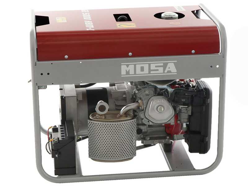 MOSA GE 5000 HBM-L AVR EAS - Generador de corriente a gasolina con AVR 4.4 kW - Continua 3.6 kW Monof&aacute;sica + ATS - Motor Honda iGX270