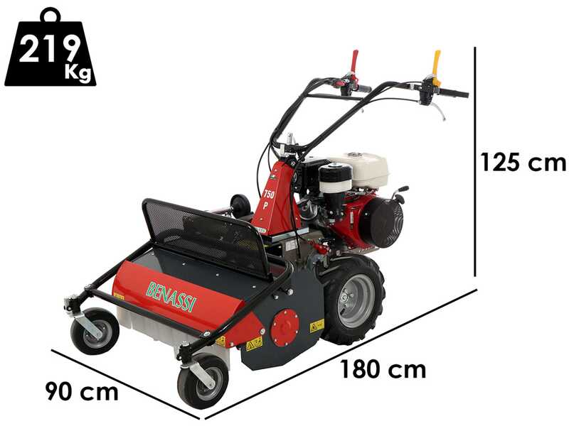 Benassi T750P - Desbrozadora profesional de martillos - Honda GX390