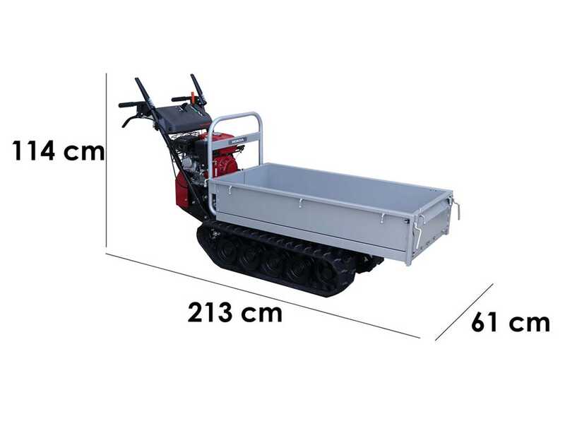 Carretilla de orugas Honda HP 500 BX E1 - Caj&oacute;n extensible - Capacidad 500 kg
