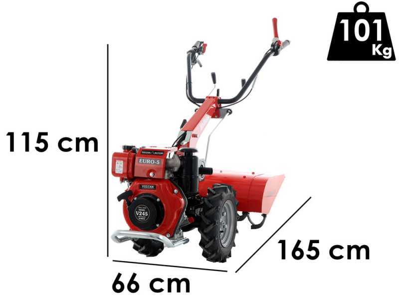 Diesse Minitriss - Motocultor di&eacute;sel - Vulcan V245 - 4.2HP