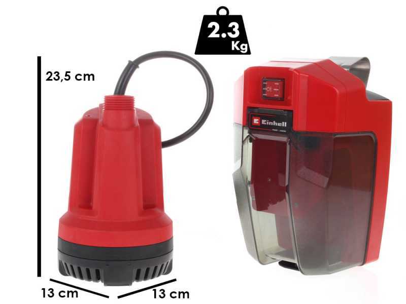 Bomba sumergible GE-SP 18 Li - Bater&iacute;a 18 V 2.5 Ah y cargador