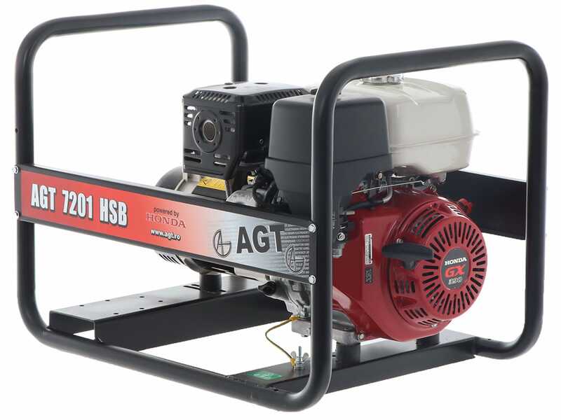 AGT 7201 HSB - Generador de corriente a gasolina 6.1 kW - Continua 5.7 kW Monof&aacute;sica