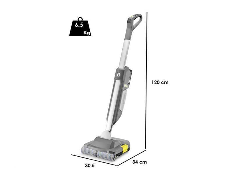 Karcher BR 30/1 C Bp - Fregadora de suelos de bater&iacute;a 3 en 1: lava, seca y aspira - BATER&Iacute;A Y CARGADOR NO EST&Aacute;N INCLUIDOS