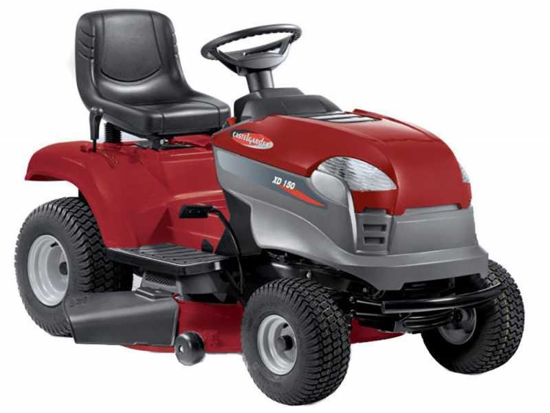 Castelgarden XD 150 - Tractor cortac&eacute;sped con salida lateral y plato de corte de 98 cm