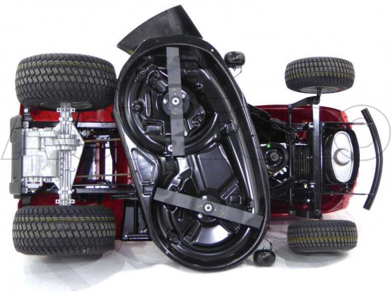 Castelgarden XD 150 - Tractor cortac&eacute;sped con salida lateral y plato de corte de 98 cm