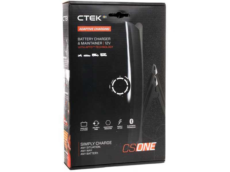 CTEK CS-ONE - Cargador de mater&iacute;as- mantenedor - adaptativo  - Recarga adaptativa