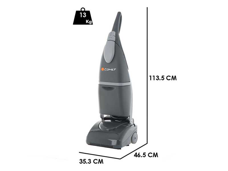 Comet CPS 29E - Fregadora el&eacute;ctrica - 3 en 1: lava, seca y aspira