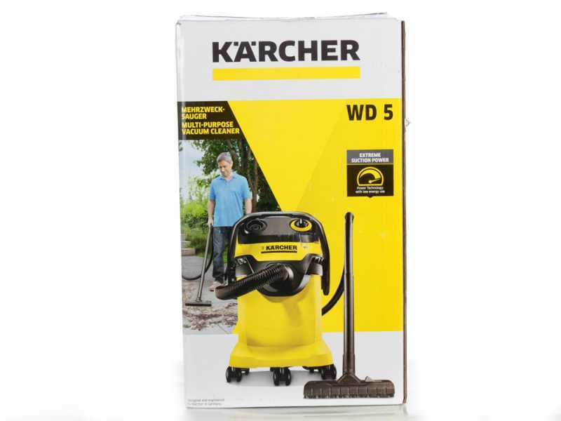 K&auml;rcher WD 5  P V-25/6/22 - Aspirador - Soplador - Dep&oacute;sito 25 l - 1100 W