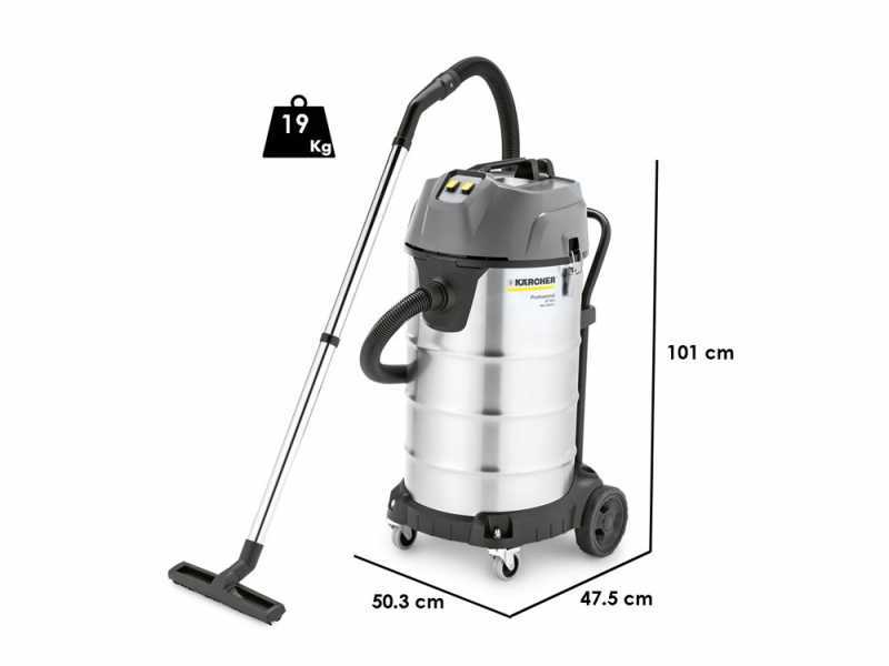 K&auml;rcher Pro NT 90/2 Me Classic -Aspirador para s&oacute;lidos/l&iacute;quidos - Dep&oacute;sito de 90 l - 2300 W M&Aacute;X.
