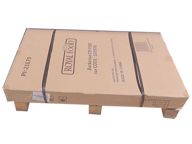 Royal Food CB 550S - Barbacoa para carb&oacute;n