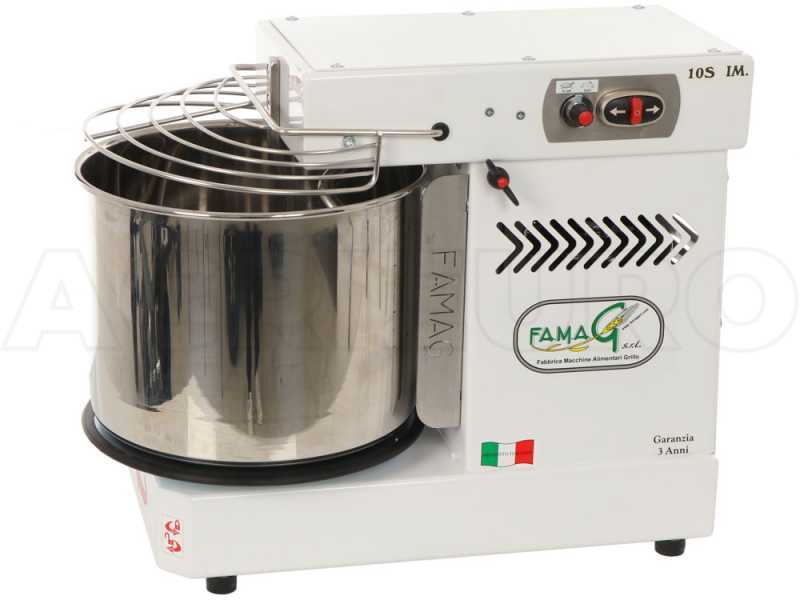 Famag Grilletta IM 10S/230 10 velocidades - Amasadora de espiral abatible Alta hidrataci&oacute;n 10 kg 