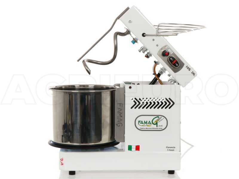 Famag Grilletta IM 10S/230 10 velocidades - Amasadora de espiral abatible Alta hidrataci&oacute;n 10 kg 