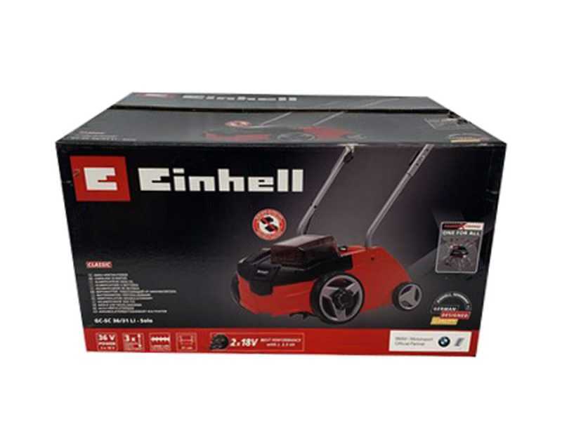 Escarificador de bater&iacute;a Einhell GC-SC 36/31 - 18 V - 2x 4 Ah