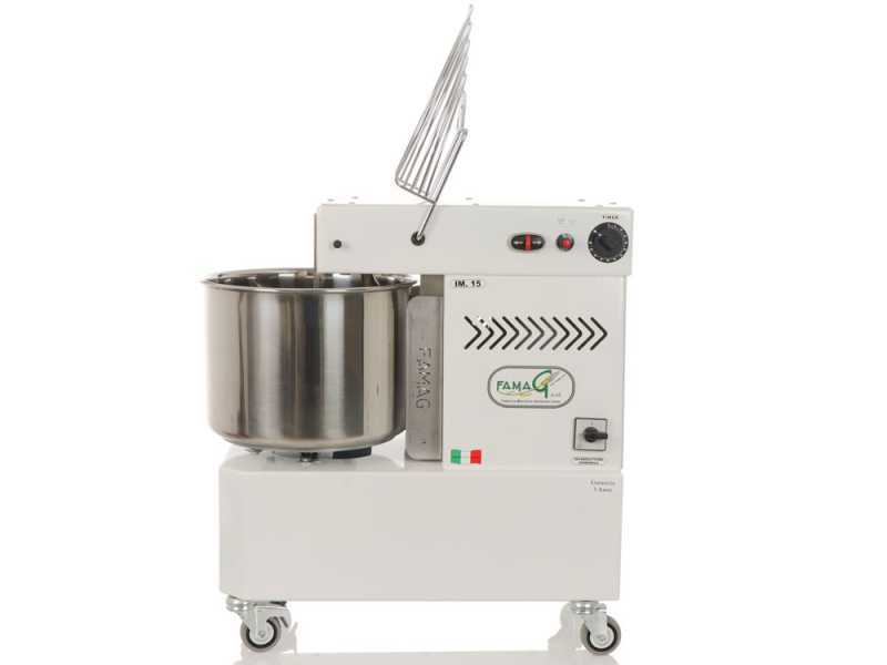 Famag Grilletta IM15 S 10 velocidades - Alta hidrataci&oacute;n - Amasadora de espiral 15 Kg 