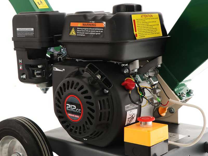 GreenBay GB-WRC 50 L - Biotrituradora con motor de gasolina 7 HP