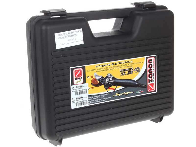 Zanon Tiger SL 38 - Tijera el&eacute;ctrica de poda con p&eacute;rtiga - 50.4V 3.2Ah - 100 cm