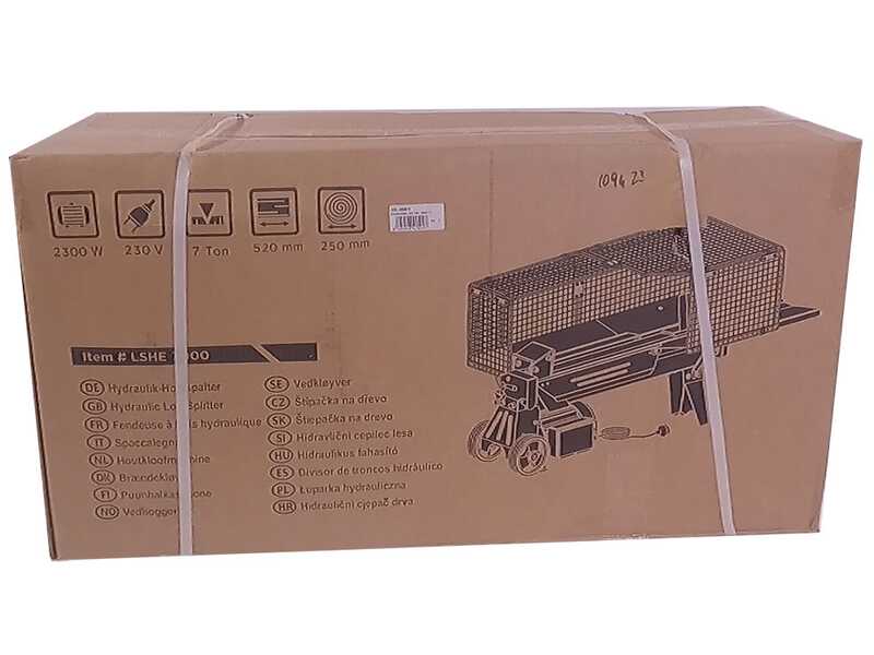 Blue Bird LSHE 7000 7T - Astilladora de le&ntilde;a el&eacute;ctrica - horizontal - 230V