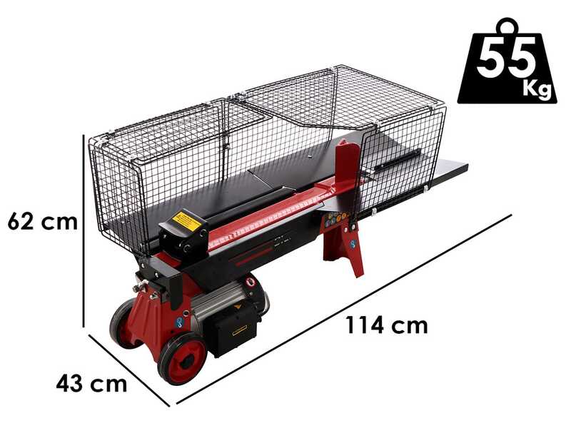 Blue Bird LSHE 7000 7T - Astilladora de le&ntilde;a el&eacute;ctrica - horizontal - 230V
