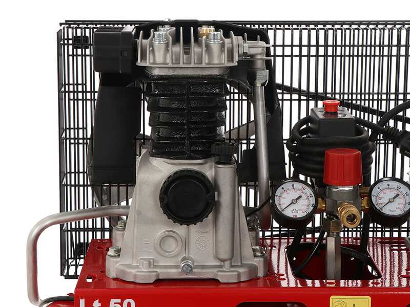 Fini Advanced MK 102-50-2M - Compresor de aire el&eacute;ctrico monof&aacute;sico de correa - Motor 2 HP - 50 L