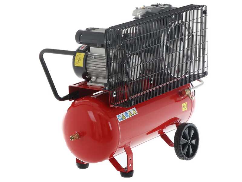 Fini Advanced MK 102-50-2M - Compresor de aire el&eacute;ctrico monof&aacute;sico de correa - Motor 2 HP - 50 L