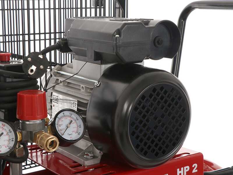 Fini Advanced MK 102-100-2M - Compresor de aire el&eacute;ctrico monof&aacute;sico de correa - Motor 2 HP - 100 L