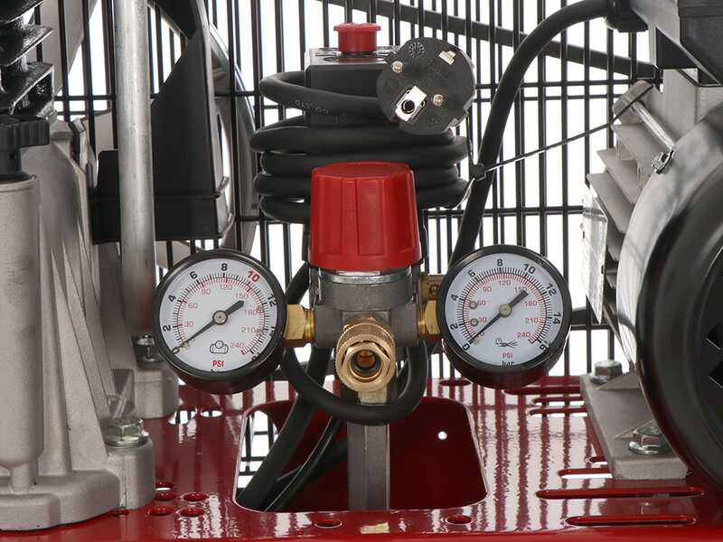 Fini Advanced MK 103-100-3M - Compresor de aire el&eacute;ctrico monof&aacute;sico de correa - Motor 3 HP - 100 L