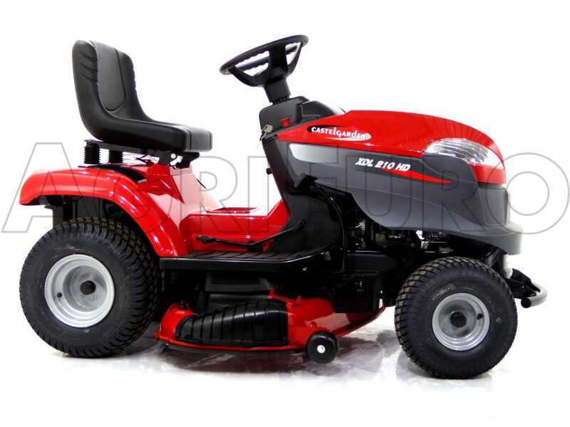 Tractor cortac&eacute;sped con salida lateral Castelgarden XDL 210 HD cambio hidrost&aacute;tico y mulching