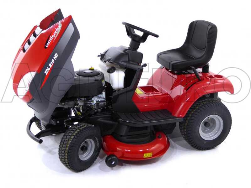 Tractor cortac&eacute;sped con salida lateral Castelgarden XDL 210 HD cambio hidrost&aacute;tico y mulching