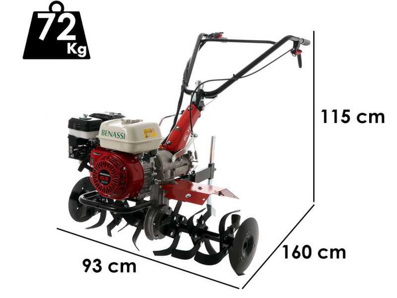 Benassi BL106H - Motoazada de gasolina 6.5 HP - Motor Honda GX200